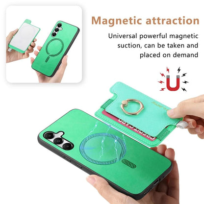 B5 For Samsung Galaxy A05s 4G Case 2-in-1 Magnetic Detachable Card Holder Leather+TPU Phone Cover