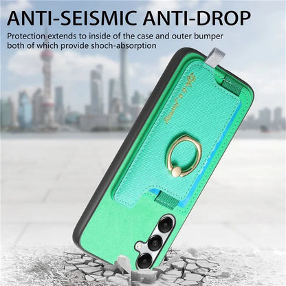 B5 For Samsung Galaxy A05s 4G Case 2-in-1 Magnetic Detachable Card Holder Leather+TPU Phone Cover