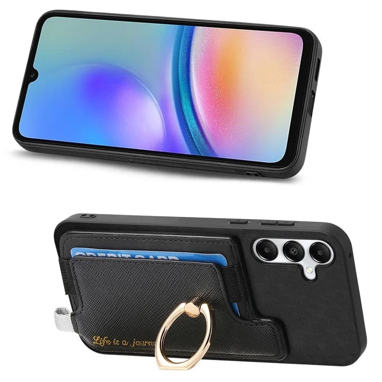 B5 For Samsung Galaxy A05s 4G Case 2-in-1 Magnetic Detachable Card Holder Leather+TPU Phone Cover