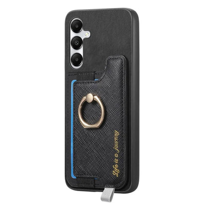 B5 For Samsung Galaxy A05s 4G Case 2-in-1 Magnetic Detachable Card Holder Leather+TPU Phone Cover