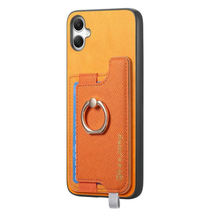 B5 For Samsung Galaxy A05 4G Case 2-in-1 Magnetic Detachable Card Holder Leather+TPU Phone Cover