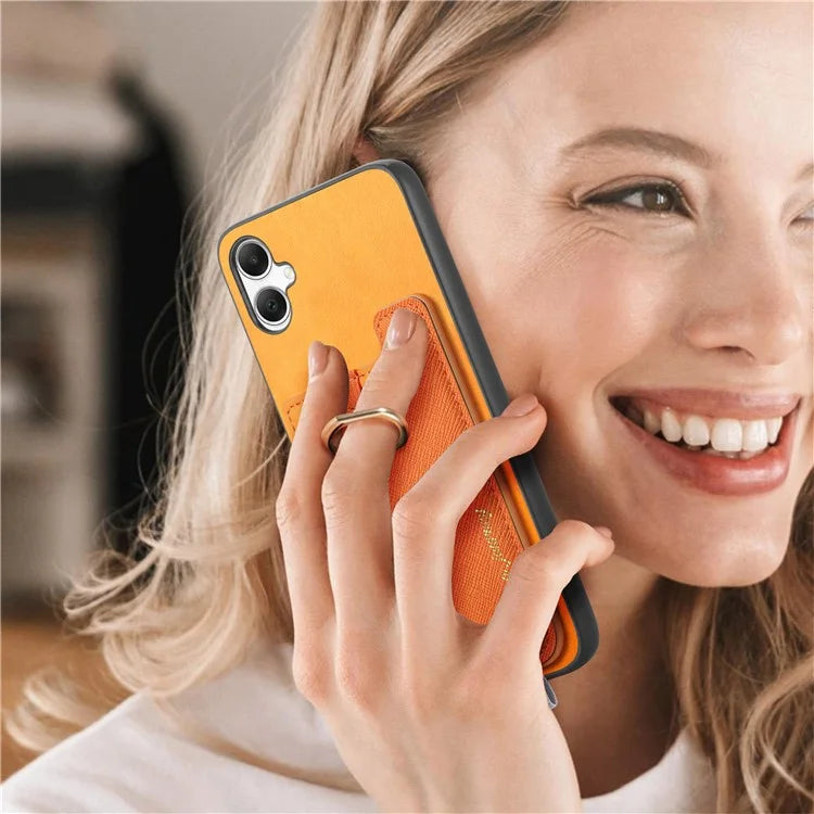 B5 For Samsung Galaxy A05 4G Case 2-in-1 Magnetic Detachable Card Holder Leather+TPU Phone Cover
