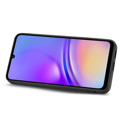 B5 For Samsung Galaxy A05 4G Case 2-in-1 Magnetic Detachable Card Holder Leather+TPU Phone Cover
