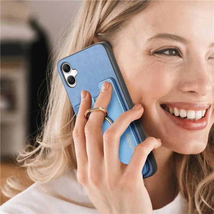 B5 For Samsung Galaxy A05 4G Case 2-in-1 Magnetic Detachable Card Holder Leather+TPU Phone Cover