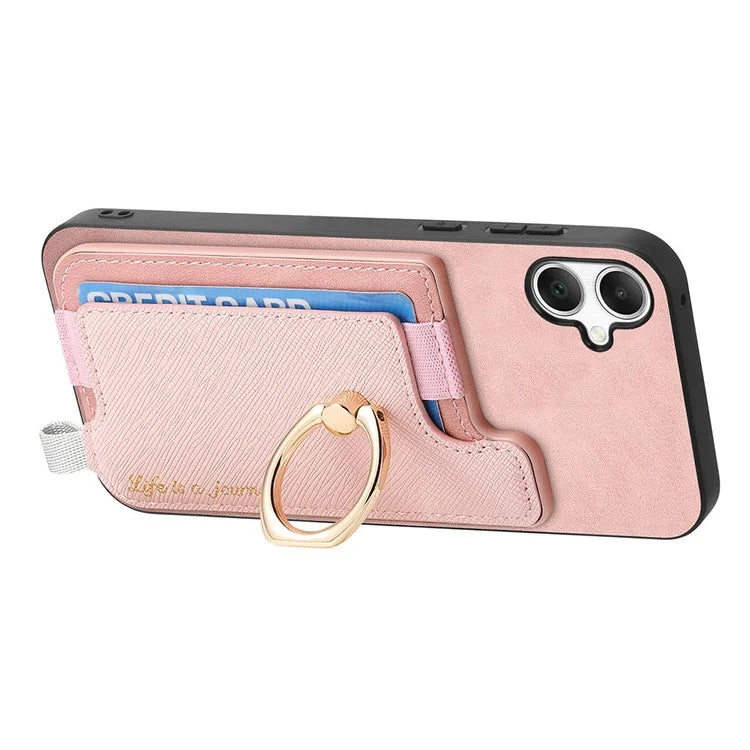 B5 For Samsung Galaxy A05 4G Case 2-in-1 Magnetic Detachable Card Holder Leather+TPU Phone Cover