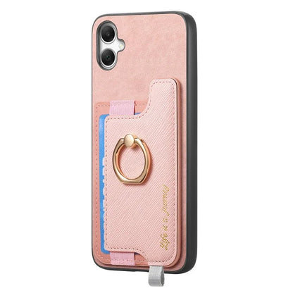 B5 For Samsung Galaxy A05 4G Case 2-in-1 Magnetic Detachable Card Holder Leather+TPU Phone Cover