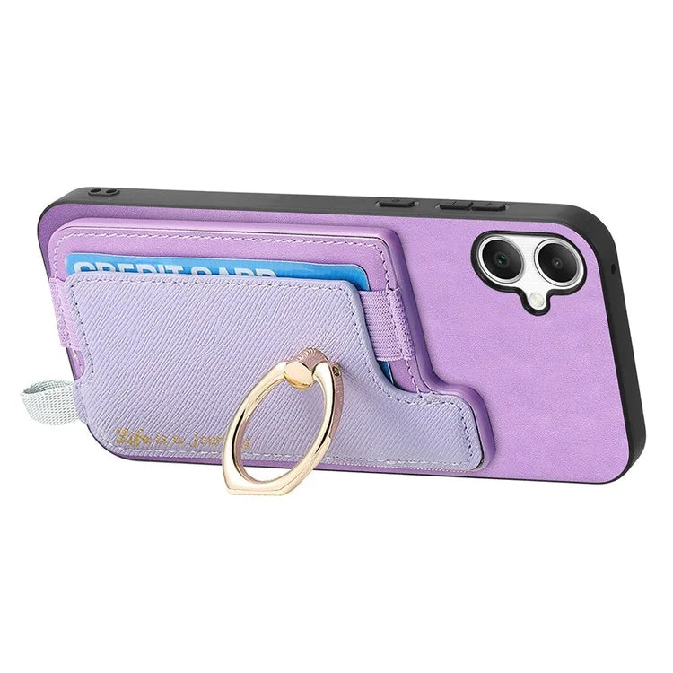 B5 For Samsung Galaxy A05 4G Case 2-in-1 Magnetic Detachable Card Holder Leather+TPU Phone Cover