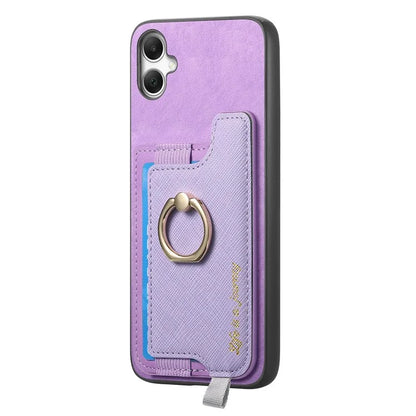 B5 For Samsung Galaxy A05 4G Case 2-in-1 Magnetic Detachable Card Holder Leather+TPU Phone Cover