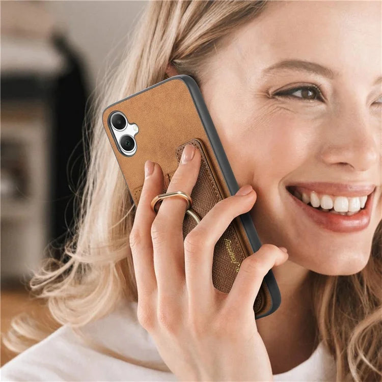 B5 For Samsung Galaxy A05 4G Case 2-in-1 Magnetic Detachable Card Holder Leather+TPU Phone Cover
