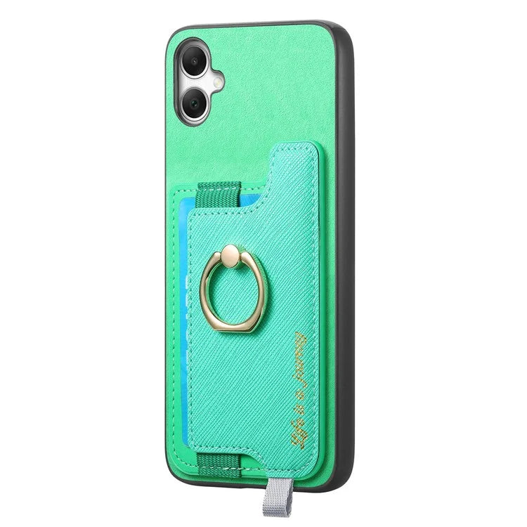 B5 For Samsung Galaxy A05 4G Case 2-in-1 Magnetic Detachable Card Holder Leather+TPU Phone Cover