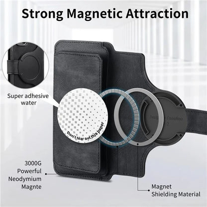 CASENEO MW-02 For iPhone 16 Leather Case Detachable Magnetic Phone Cover