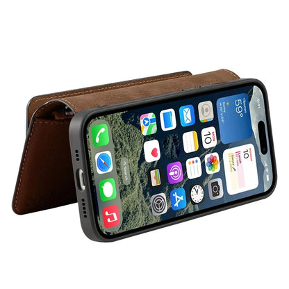 CASENEO MW-02 For iPhone 16 Leather Case Detachable Magnetic Phone Cover