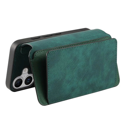 CASENEO MW-02 For iPhone 16 Leather Case Detachable Magnetic Phone Cover