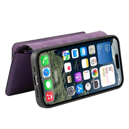 CASENEO MW-02 For iPhone 16 Leather Case Detachable Magnetic Phone Cover