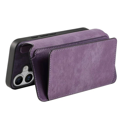 CASENEO MW-02 For iPhone 16 Leather Case Detachable Magnetic Phone Cover