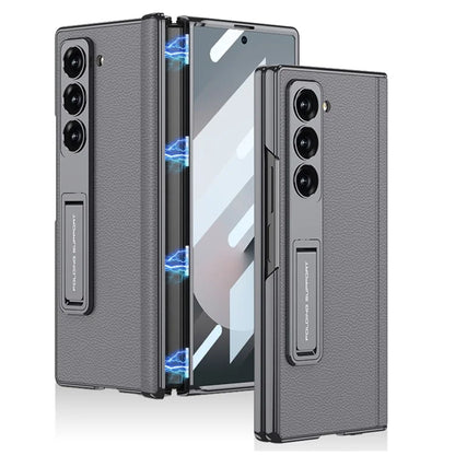 GKK For Samsung Galaxy Z Fold6 5G Case Kickstand PC Phone Cover with Screen Film
