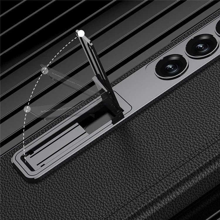 GKK For Samsung Galaxy Z Fold6 5G Case Kickstand PC Phone Cover with Screen Film