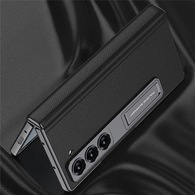 GKK For Samsung Galaxy Z Fold6 5G Case Kickstand PC Phone Cover with Screen Film