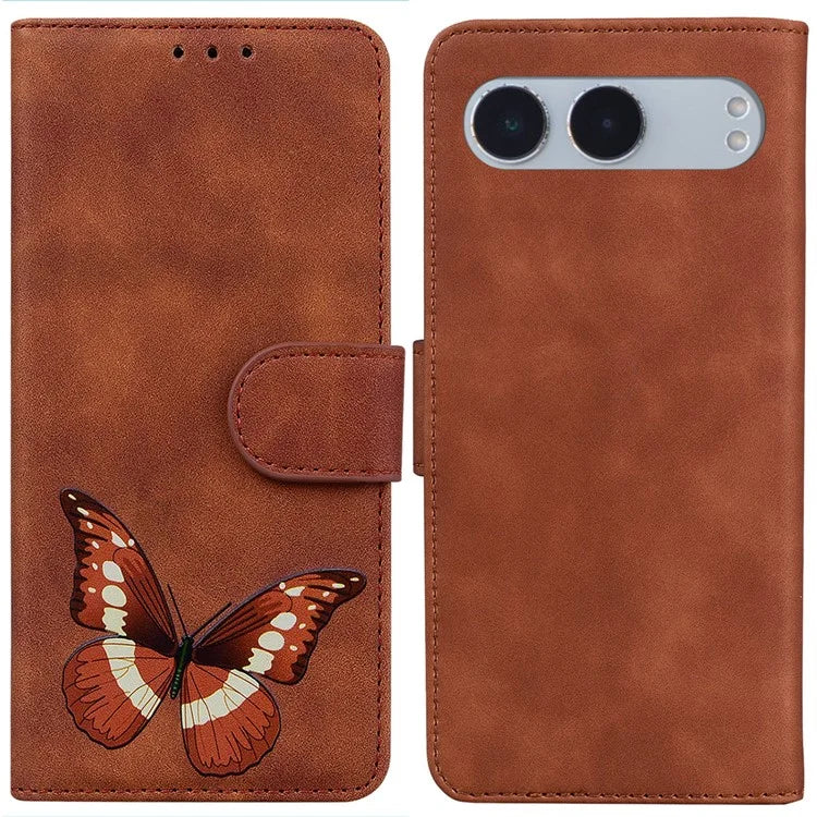 For OnePlus Nord 4 Stand Case PU Leather Phone Cover Butterfly Printed