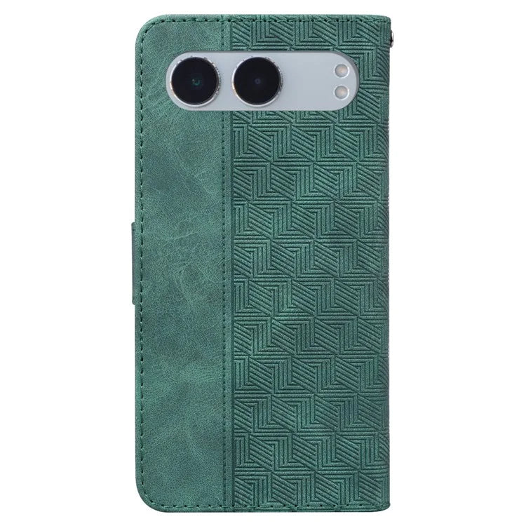 For OnePlus Nord 4 Case Geometry Pattern Leather Wallet Phone Cover