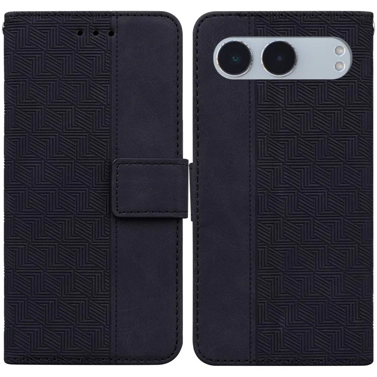 For OnePlus Nord 4 Case Geometry Pattern Leather Wallet Phone Cover
