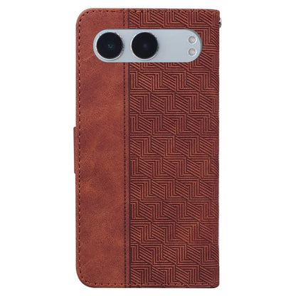 For OnePlus Nord 4 Case Geometry Pattern Leather Wallet Phone Cover