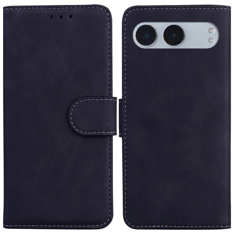 For OnePlus Nord 4 Case Solid Color Leather Wallet Phone Cover