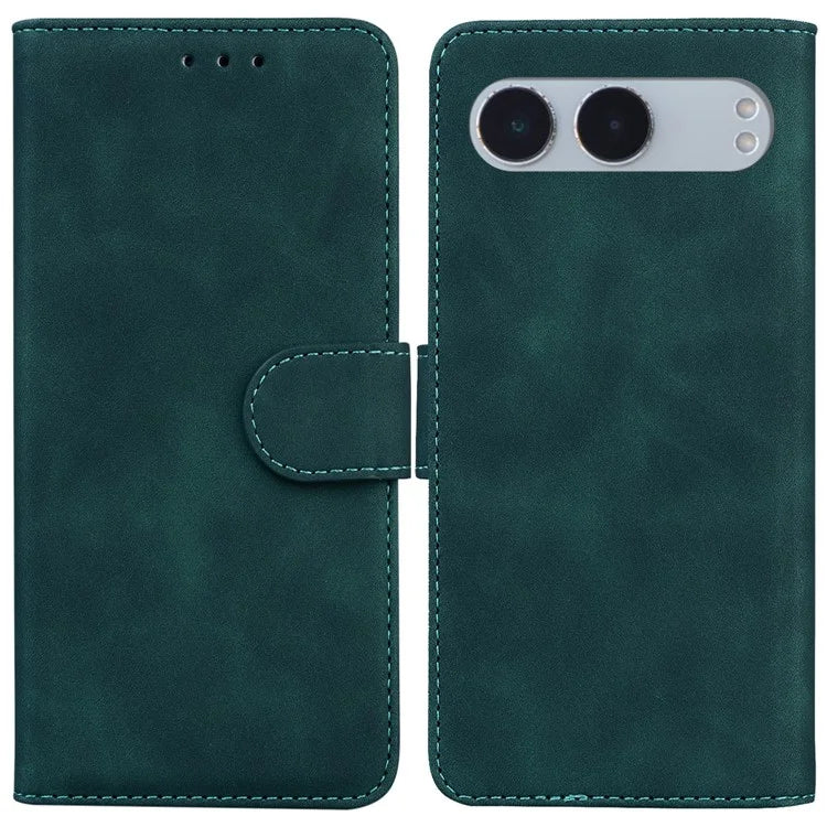 For OnePlus Nord 4 Case Solid Color Leather Wallet Phone Cover