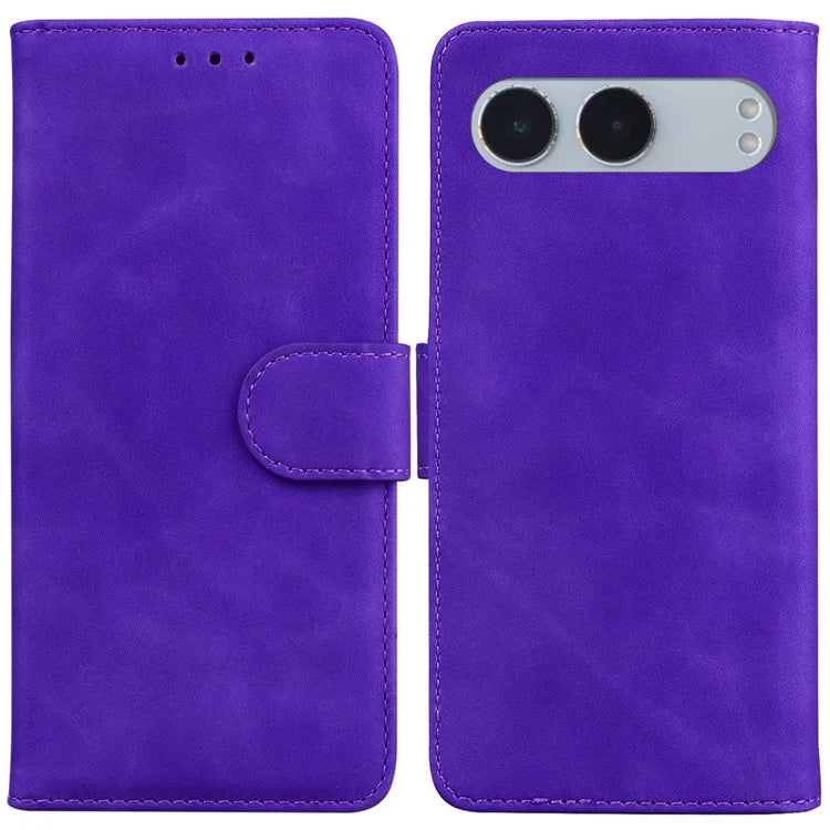 For OnePlus Nord 4 Case Solid Color Leather Wallet Phone Cover
