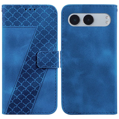 For OnePlus Nord 4 Stand Case 7-Shaped Pattern Imprint Leather Phone Cover