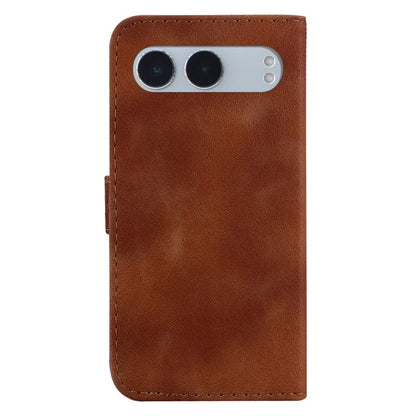 For OnePlus Nord 4 Stand Case 7-Shaped Pattern Imprint Leather Phone Cover