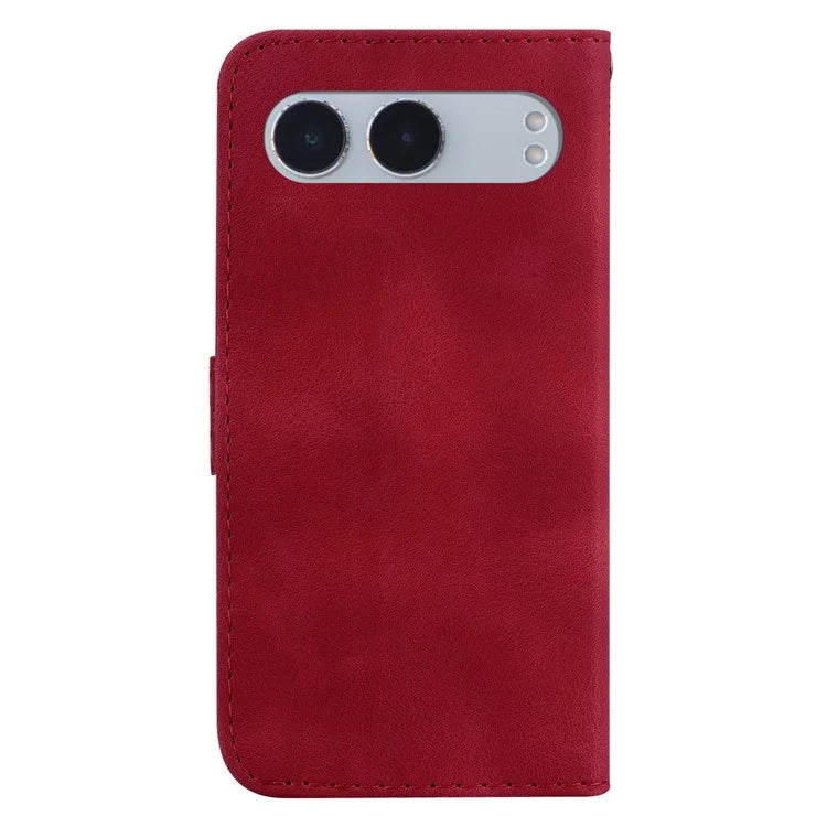 For OnePlus Nord 4 Stand Case 7-Shaped Pattern Imprint Leather Phone Cover