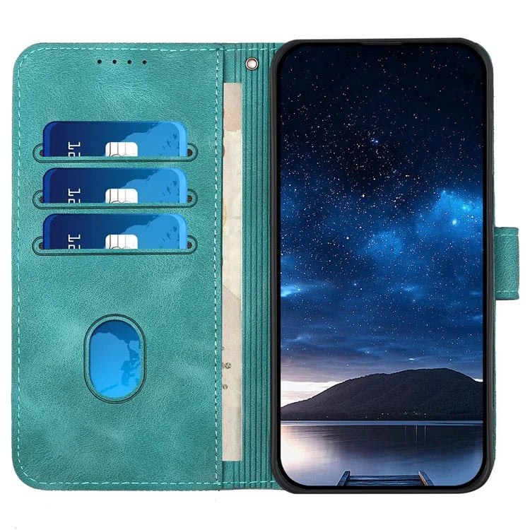 YX0080 For Samsung Galaxy S24 Case Butterfly Imprint Leather Wallet Phone Cover