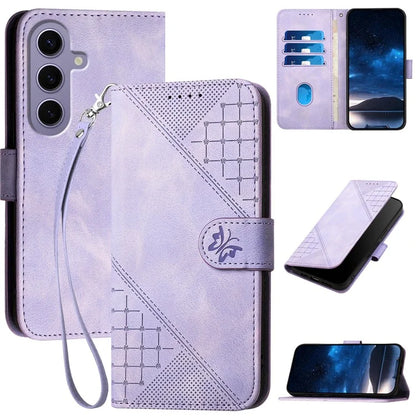 YX0080 For Samsung Galaxy S24 Case Butterfly Imprint Leather Wallet Phone Cover