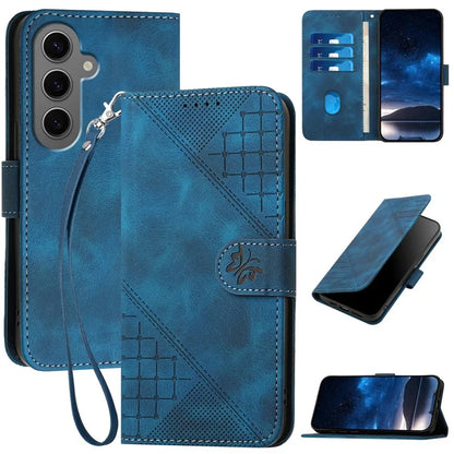 YX0080 For Samsung Galaxy S24+ Case Butterfly Imprint Leather Wallet Phone Cover