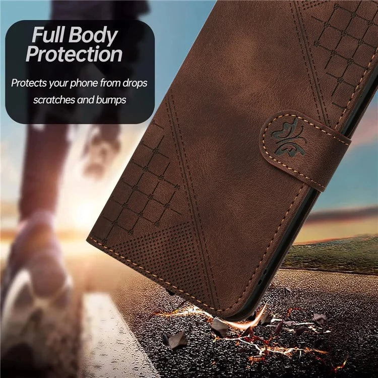YX0080 For Samsung Galaxy S24+ Case Butterfly Imprint Leather Wallet Phone Cover
