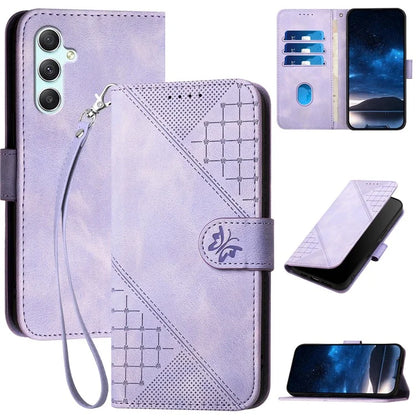 YX0080 For Samsung Galaxy A34 5G Case Butterfly Imprint Leather Wallet Phone Cover