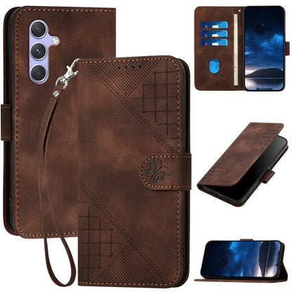 YX0080 For Samsung Galaxy A54 5G Case Butterfly Imprint Leather Wallet Phone Cover