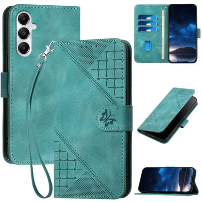 YX0080 For Samsung Galaxy A16 5G Case Butterfly Imprint Leather Wallet Phone Cover
