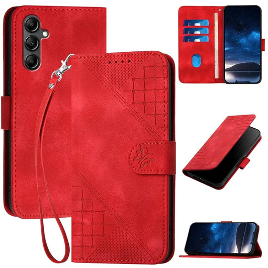 YX0080 For Samsung Galaxy A15 4G / 5G Case Butterfly Imprint Leather Wallet Phone Cover