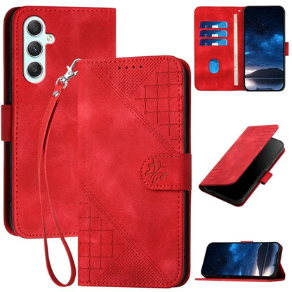YX0080 For Samsung Galaxy A35 5G Case Butterfly Imprint Leather Wallet Phone Cover