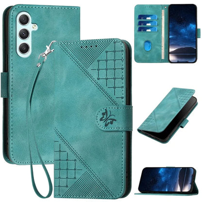 YX0080 For Samsung Galaxy A35 5G Case Butterfly Imprint Leather Wallet Phone Cover