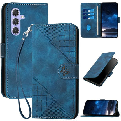 YX0080 For Samsung Galaxy A55 5G Case Butterfly Imprint Leather Wallet Phone Cover