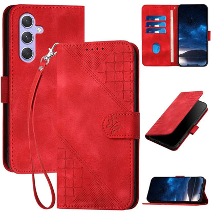 YX0080 For Samsung Galaxy A55 5G Case Butterfly Imprint Leather Wallet Phone Cover