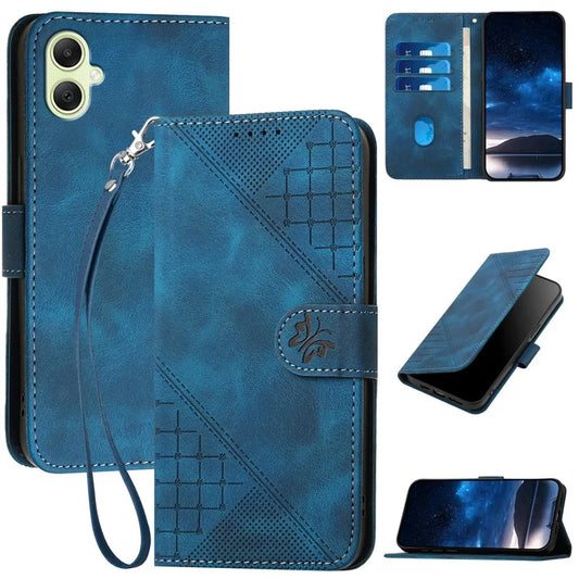 YX0080 For Samsung Galaxy A05 4G Case Butterfly Imprint Leather Wallet Phone Cover