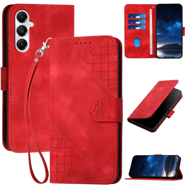 YX0080 For Samsung Galaxy A05s 4G Case Butterfly Imprint Leather Wallet Phone Cover