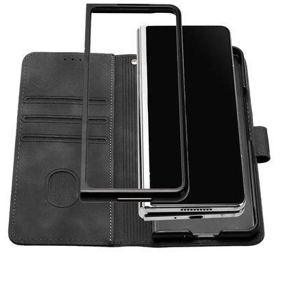 YX0080 For Samsung Galaxy Z Fold6 5G Case Butterfly Imprint Leather Wallet Phone Cover