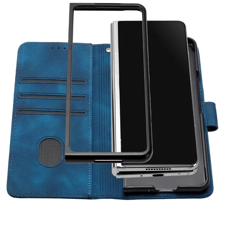 YX0080 For Samsung Galaxy Z Fold6 5G Case Butterfly Imprint Leather Wallet Phone Cover