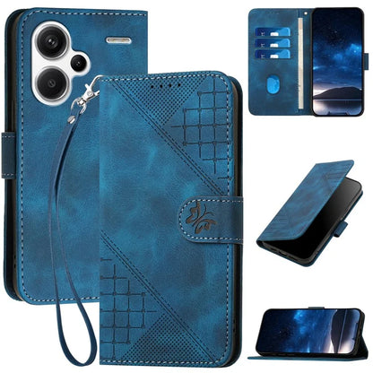 YX0080 For Xiaomi Redmi Note 13 Pro+ 5G Case Butterfly Imprint Leather Wallet Phone Cover