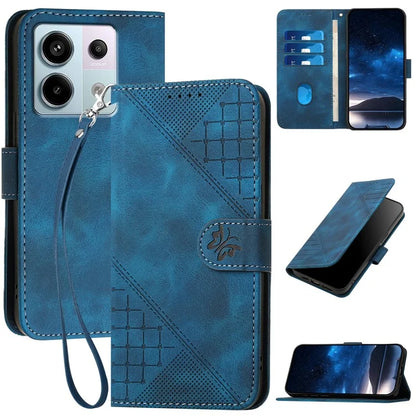 YX0080 For Xiaomi Poco X6 5G / Redmi Note 13 Pro 5G Case Butterfly Imprint Leather Wallet Phone Cover